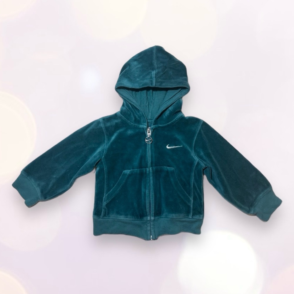 Nike Velour Zip-up Hoodie